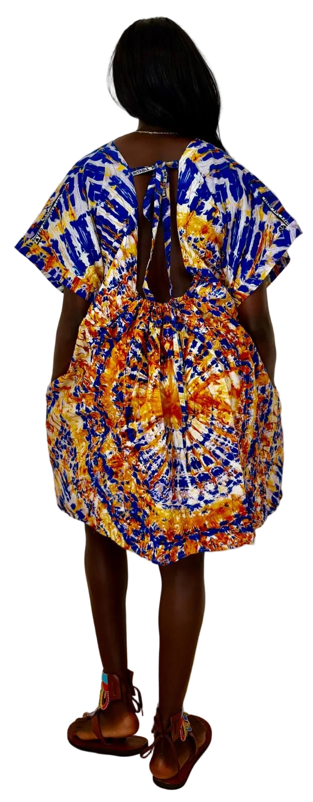 Golden Horizon Pocket Dress