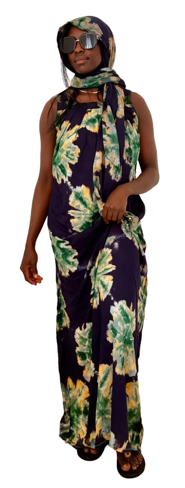 3-in-1 Floral Maxi Wrap Dress
