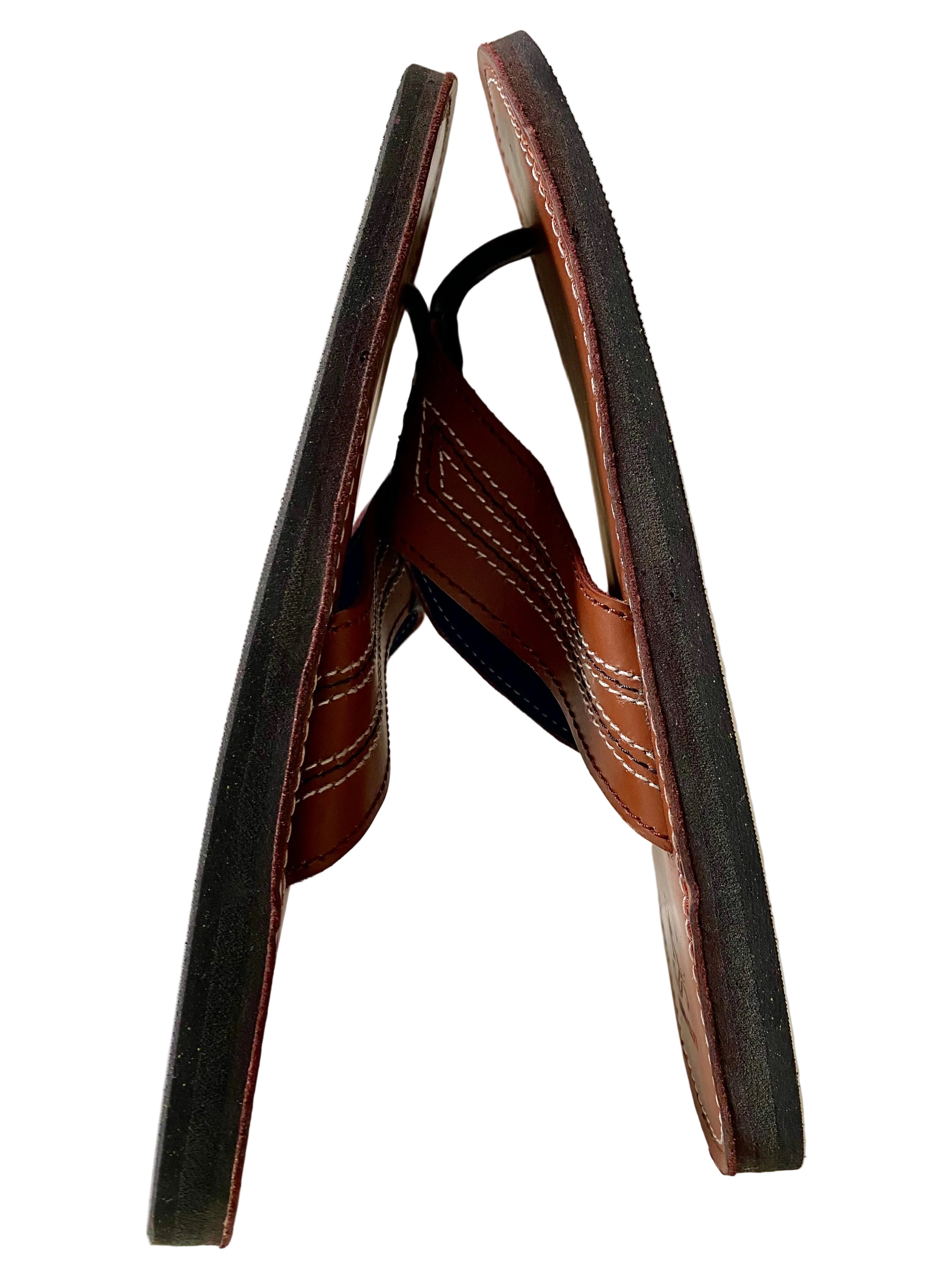 Handmade African Men’s Leather Sandals – Brown