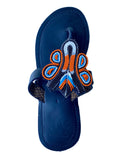 Black Maasai Handmade Beaded Leather Sandals