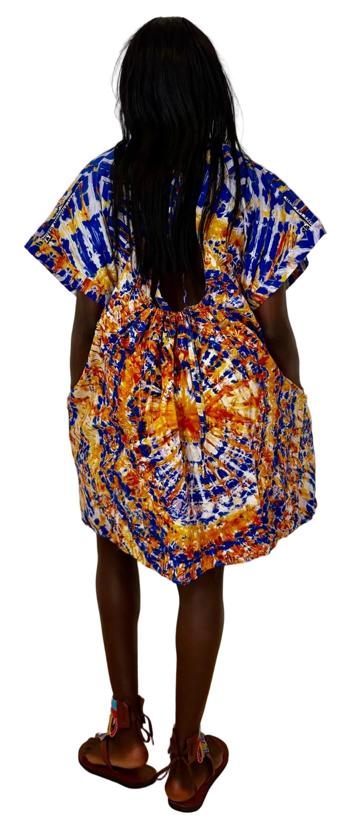 Golden Horizon Pocket Dress