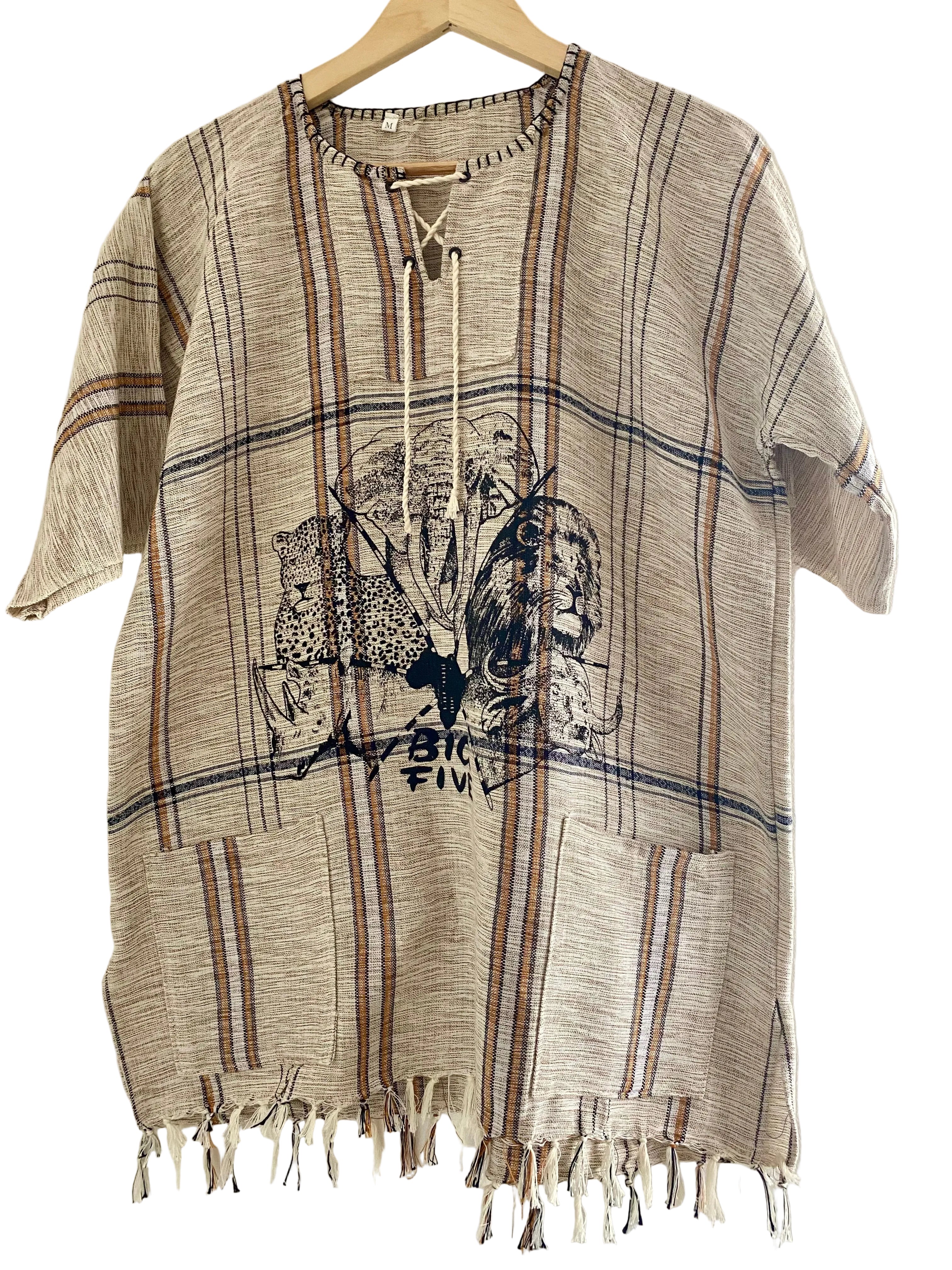 Handmade African Unisex Safari Shirt