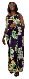 3-in-1 Floral Maxi Wrap Dress