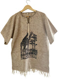 Safari Kaftan med Giraffmotiv