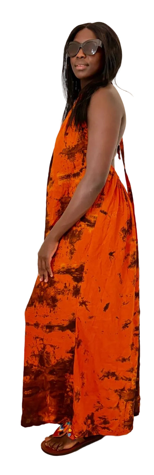 Amber Sunset Maxi Dress