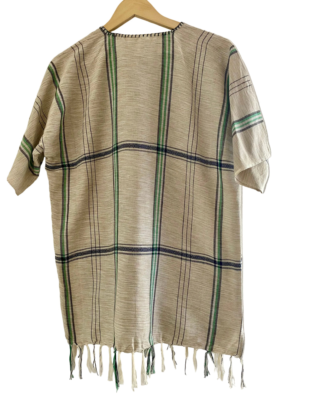 Handmade African Unisex Safari Shirt – Green Wildlife Print